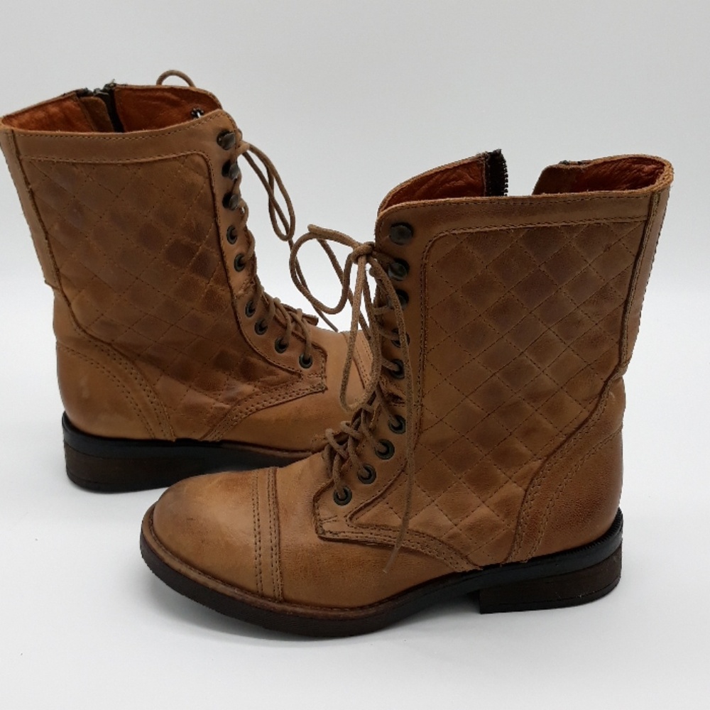 Steve Madden Saffrin Leather Boots Sz 7.5